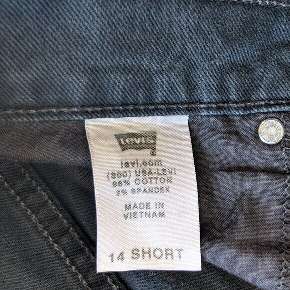 Levi's 550 Relaxed Boot Cut Jeans Women's Tag size 14 Short - Picture 12 of 13